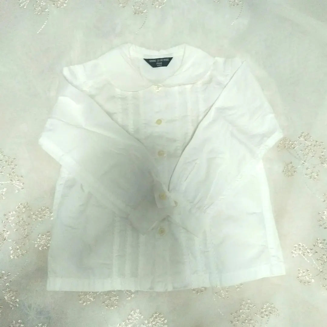 Comme Sade Mode Blouse Children's Clothing Formal Cotton Lace