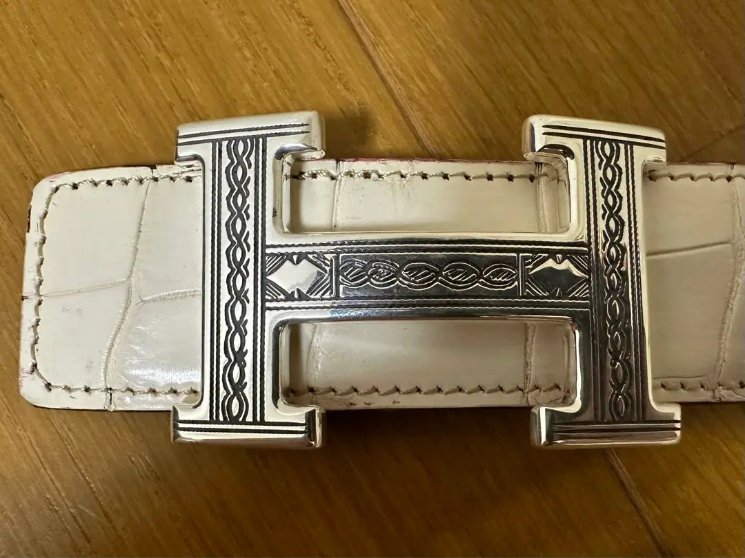 Genuine unused items HERMES Hermes too Leg Crocodile Belt Buckle | 正規品 未使用品 HERMES エルメス トゥアレグ クロコダイルベルトバックル