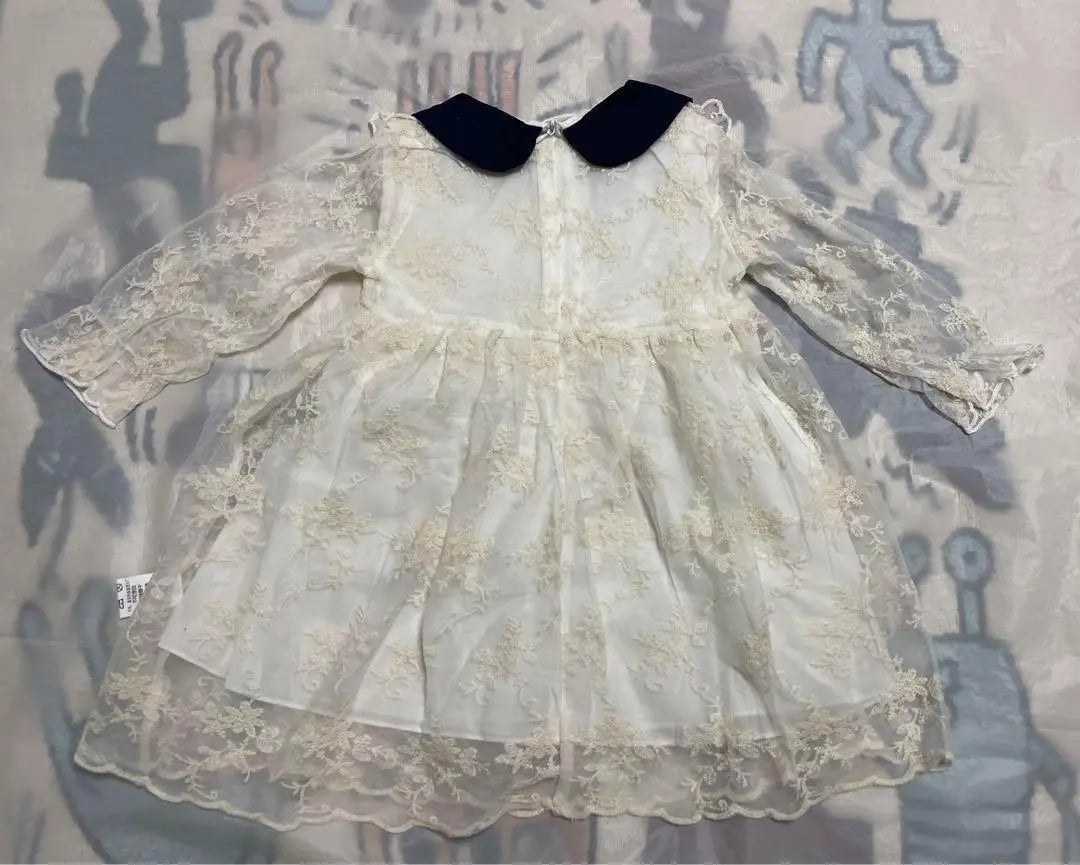 Missia Jouju Baby Girls One Piece Dress Party Embroidery 3 years old | ミシアラグジュアリー　ベビーガールズ ワンピース ドレス パーティー 刺繍 3歳