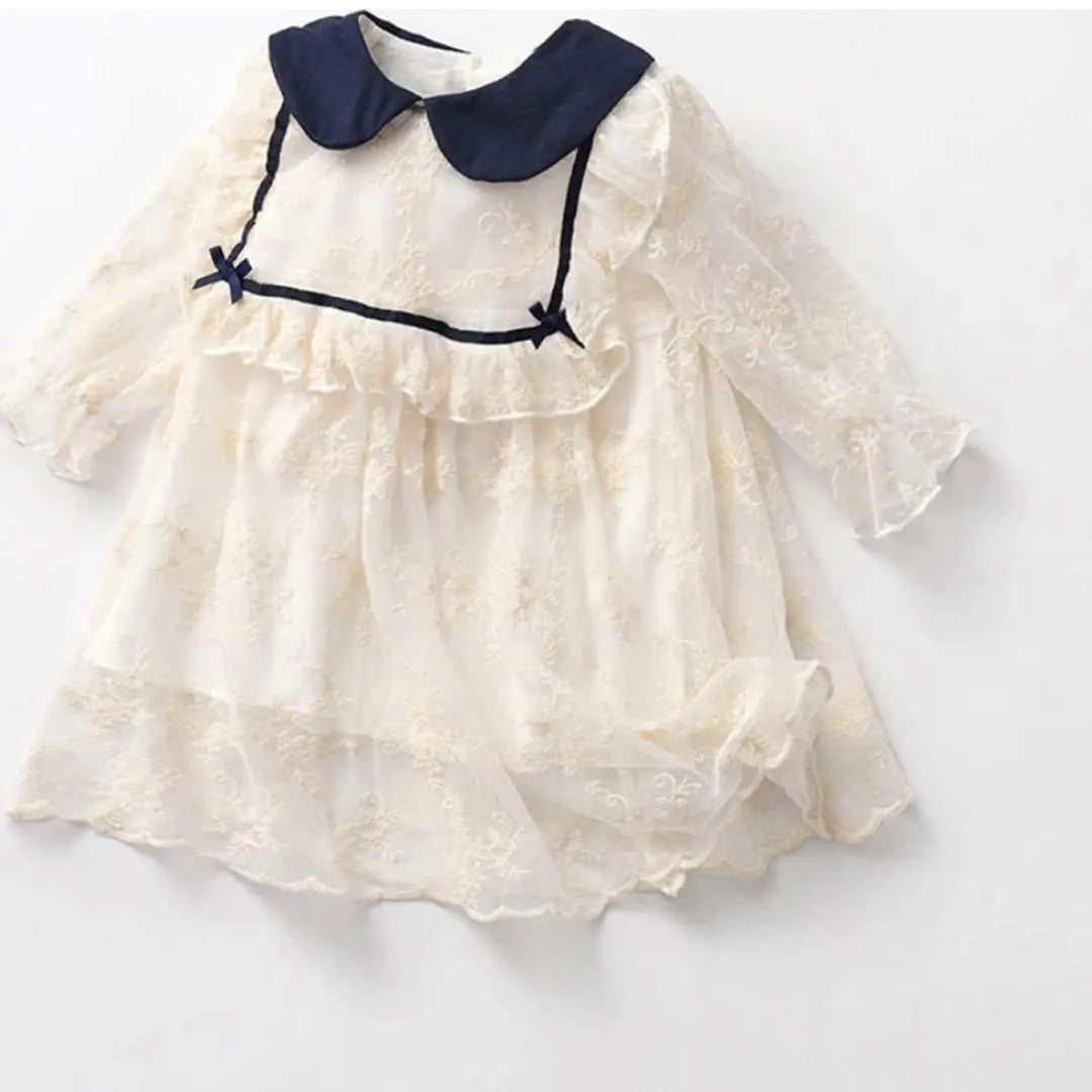 Missia Jouju Baby Girls One Piece Dress Party Embroidery 3 years old | ミシアラグジュアリー　ベビーガールズ ワンピース ドレス パーティー 刺繍 3歳