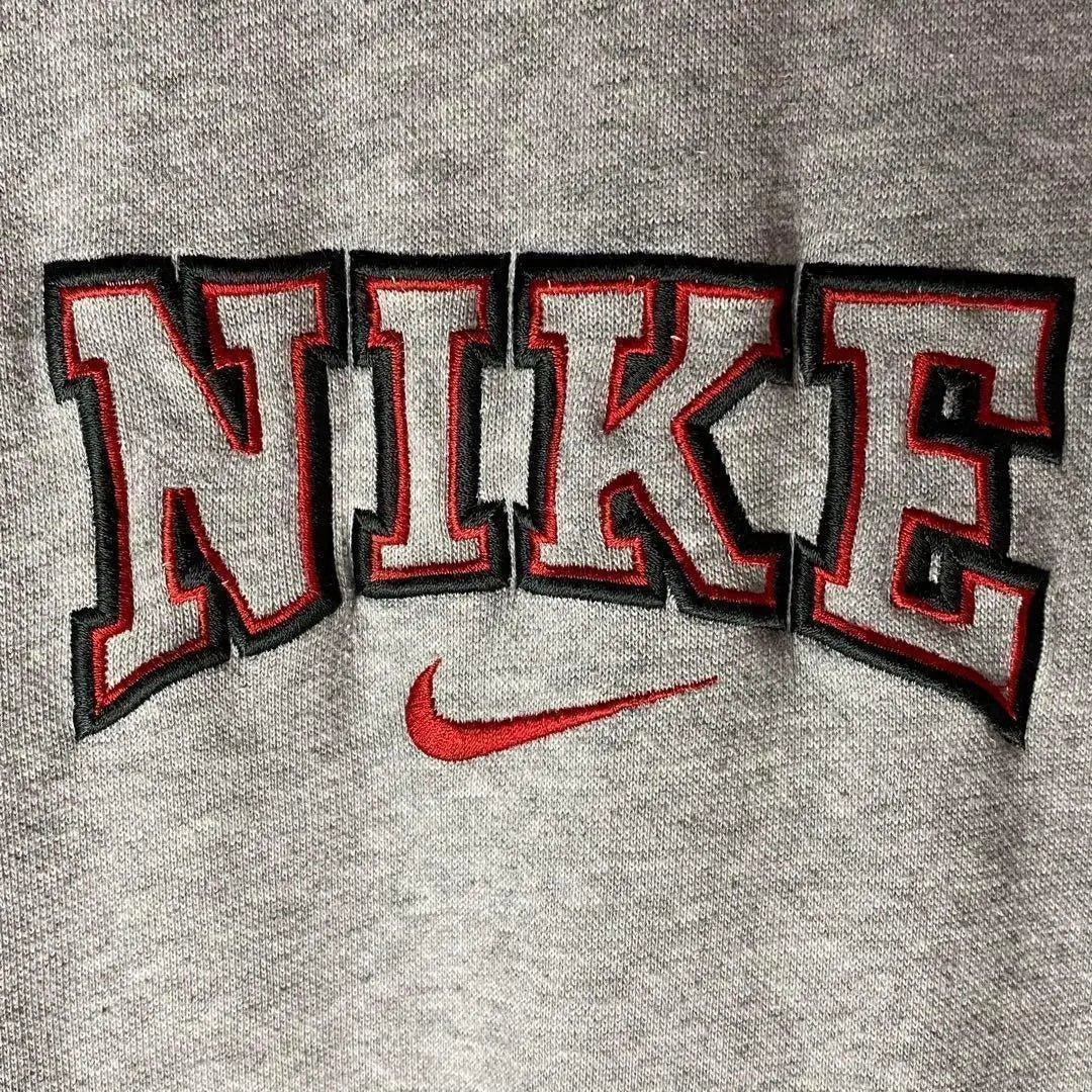 [Popular] Sudadera con capucha y logotipo bordado NIKE Center, talla 2XL, color gris