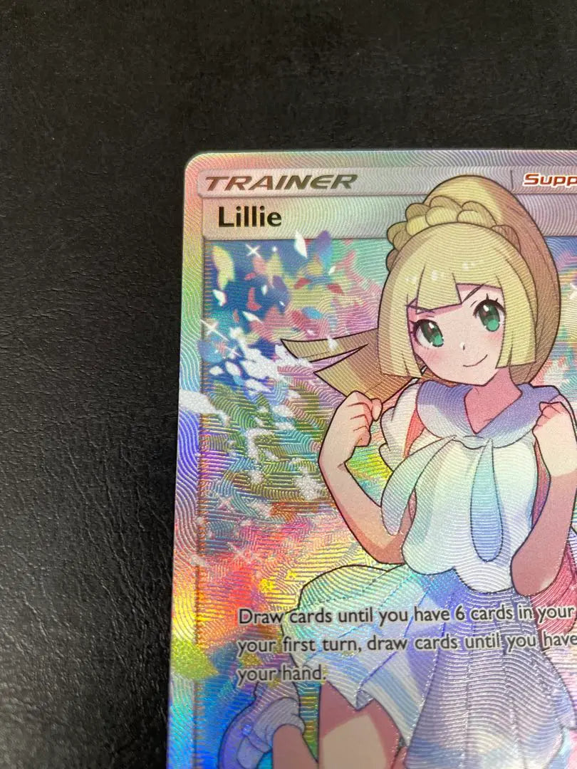 Tarjeta Pokémon original de Ganba Lilier SR versión en inglés