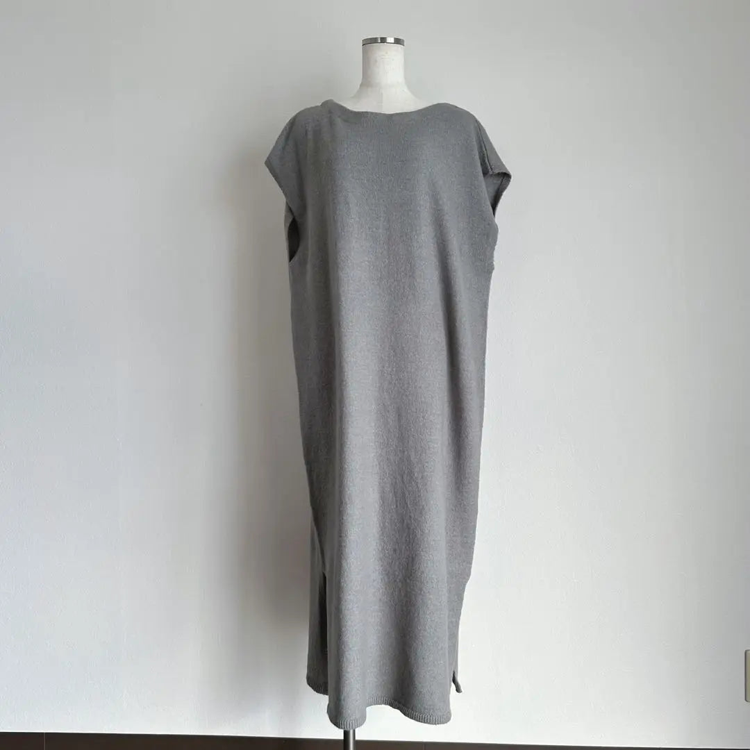 United Arrows Knit Long Dress Gilet Vest