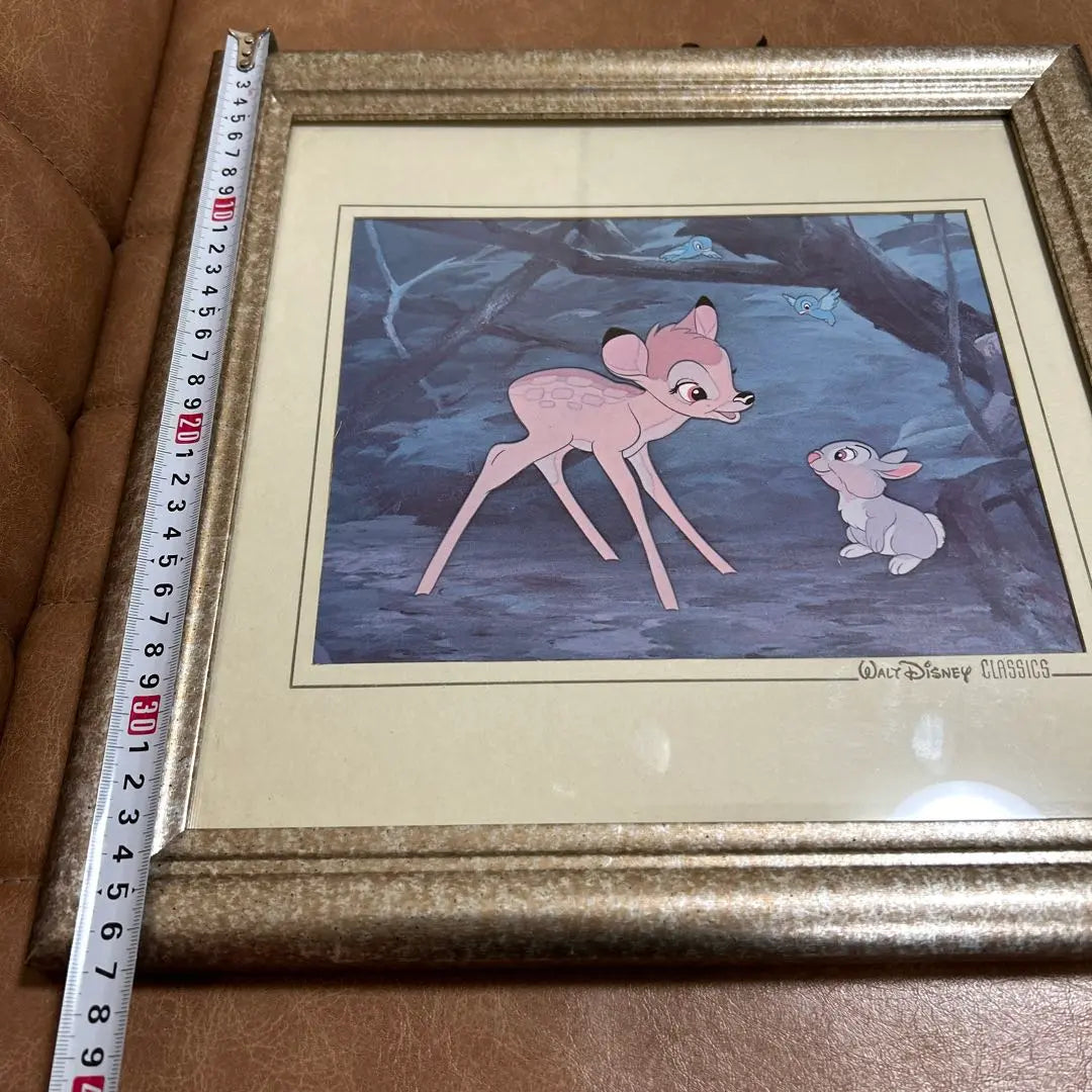 ★Bambi and Tonsuke Walt Disney Classic Wall Hanging Painting Retro