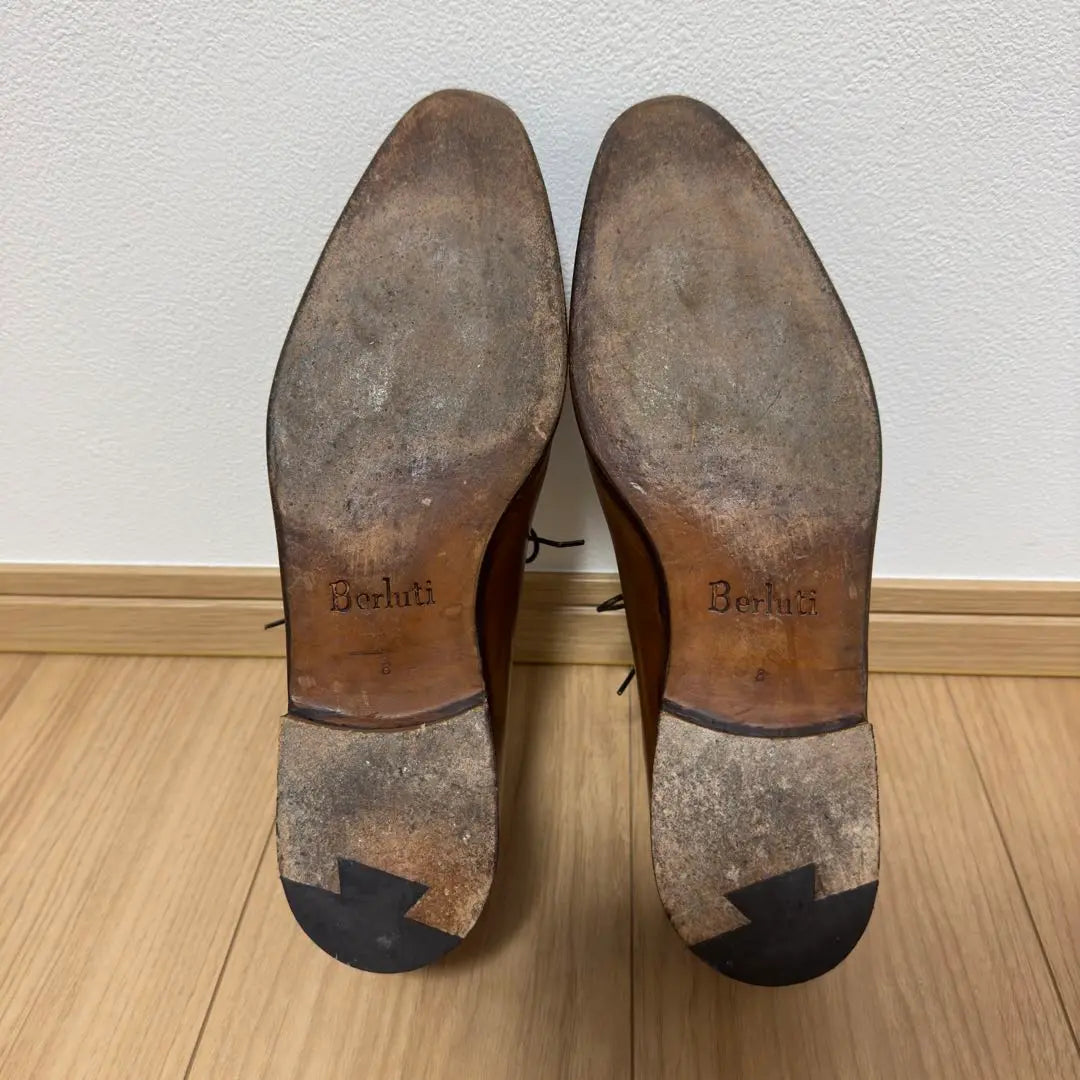 Limitado 550.000 yenes Berlutti Phildariine Patinine Zapatos de cuero 8 | 限定 55万円 ベルルッティ フィルダリアーヌ パティーヌレザーシューズ 8