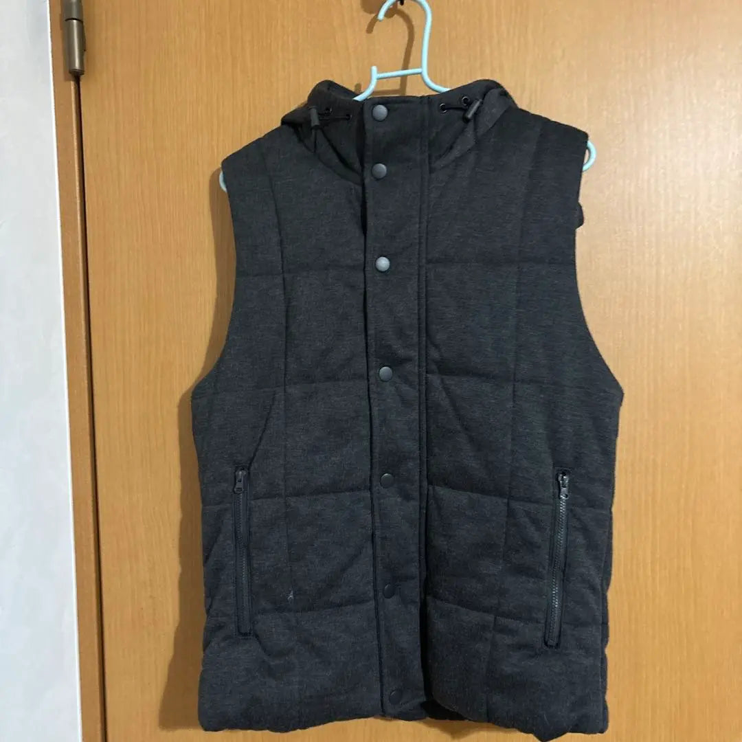 Hooded down vest S