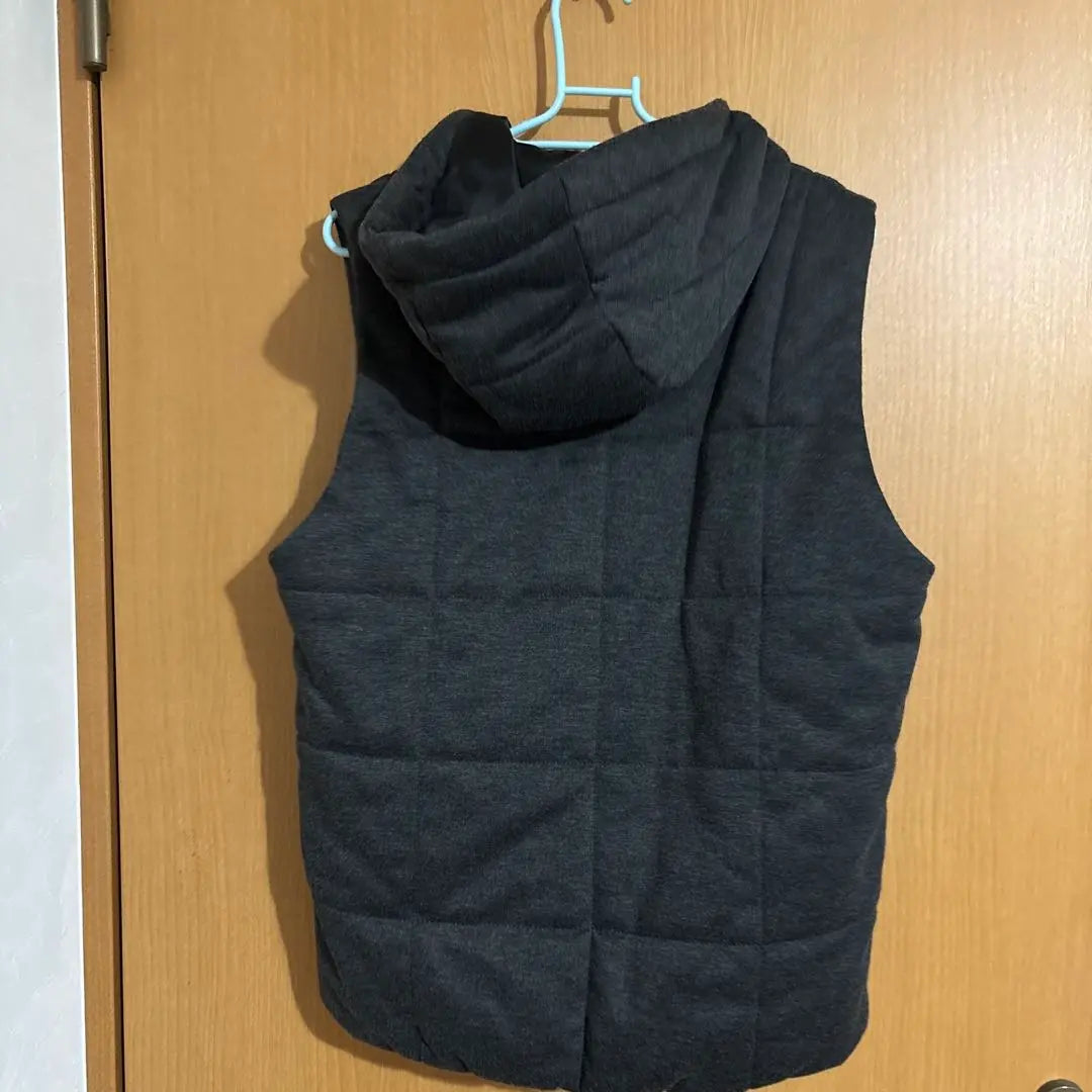 Hooded down vest S