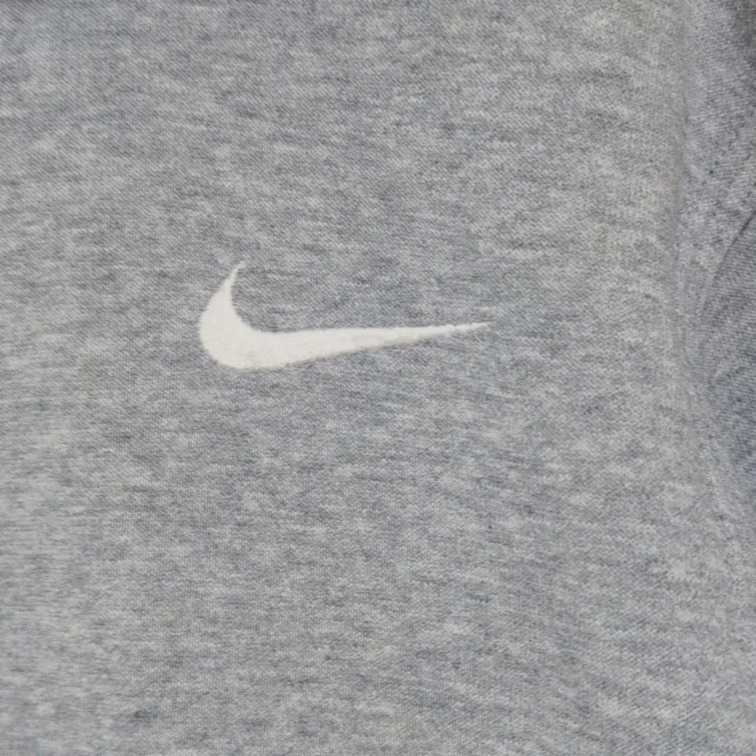 NIKE One Point Embroidered Logo Swoosh Fleece Lined Hoodie