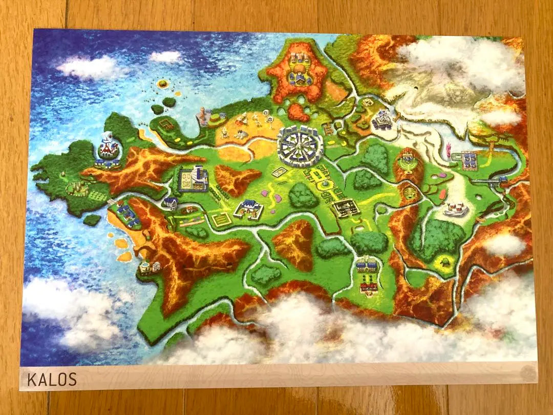 Kalos Region Poster [21cm x 30cm]