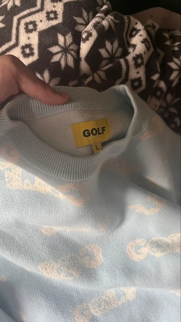 GOLF WANG Knit Sweater Light Blue