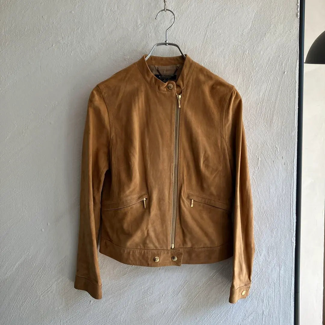 Brooks Brothers Suede Single Rider's Jacket