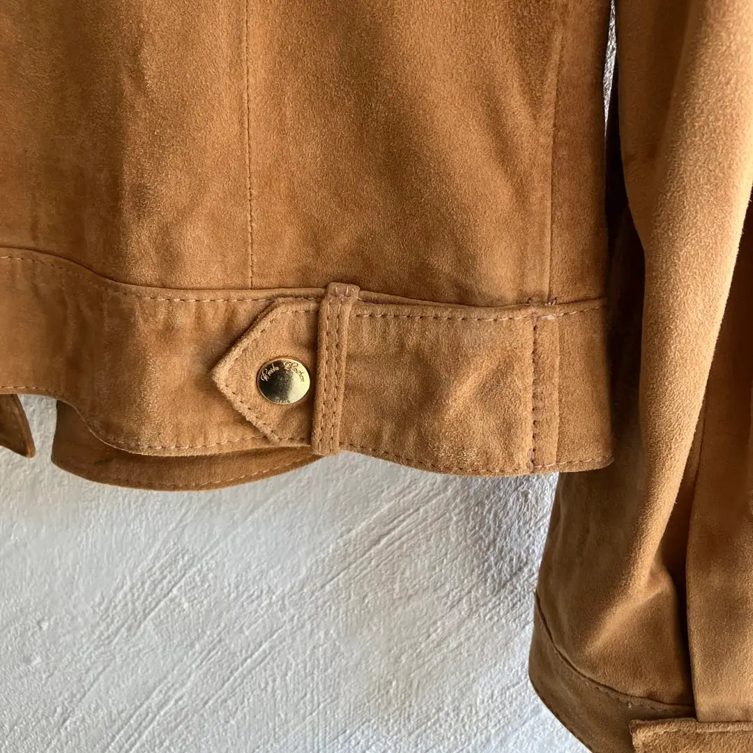 Brooks Brothers Suede Single Rider's Jacket