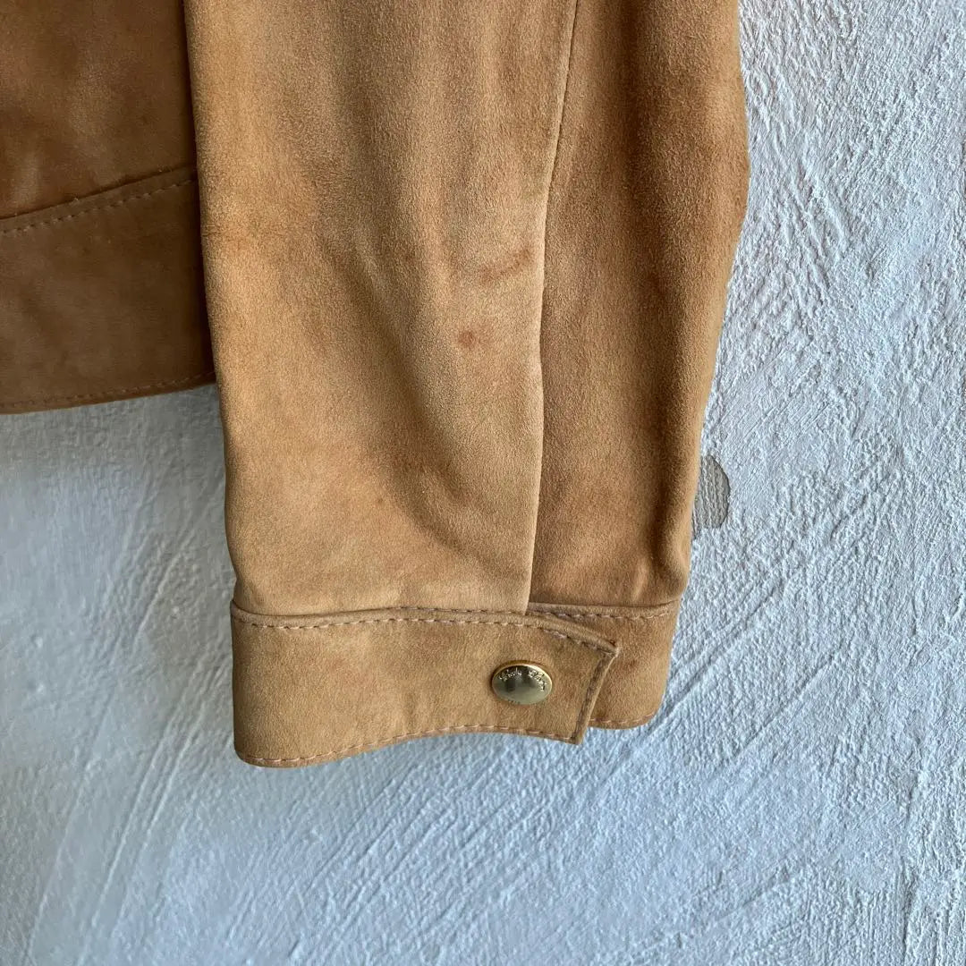 Brooks Brothers Suede Single Rider's Jacket