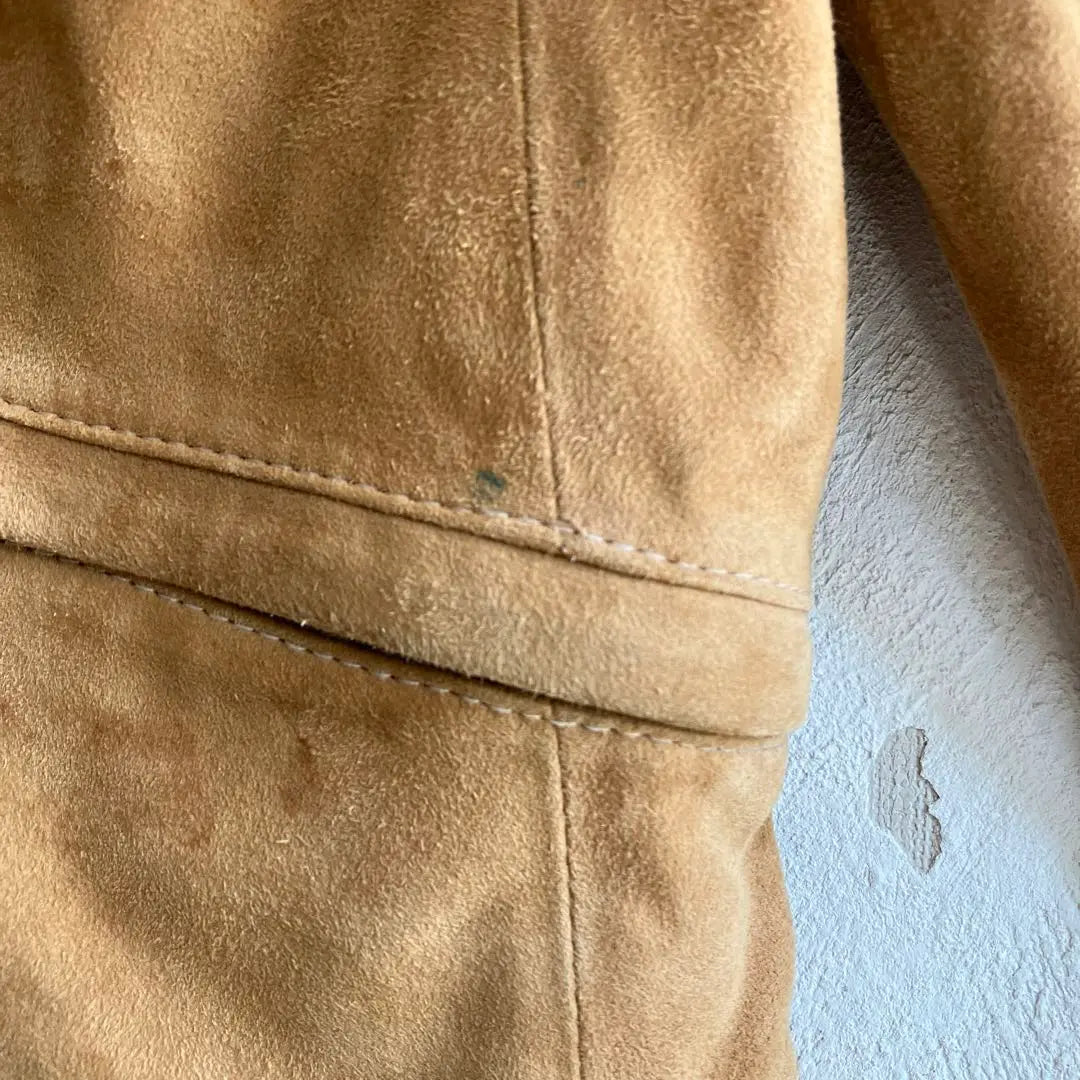 Brooks Brothers Suede Single Rider's Jacket