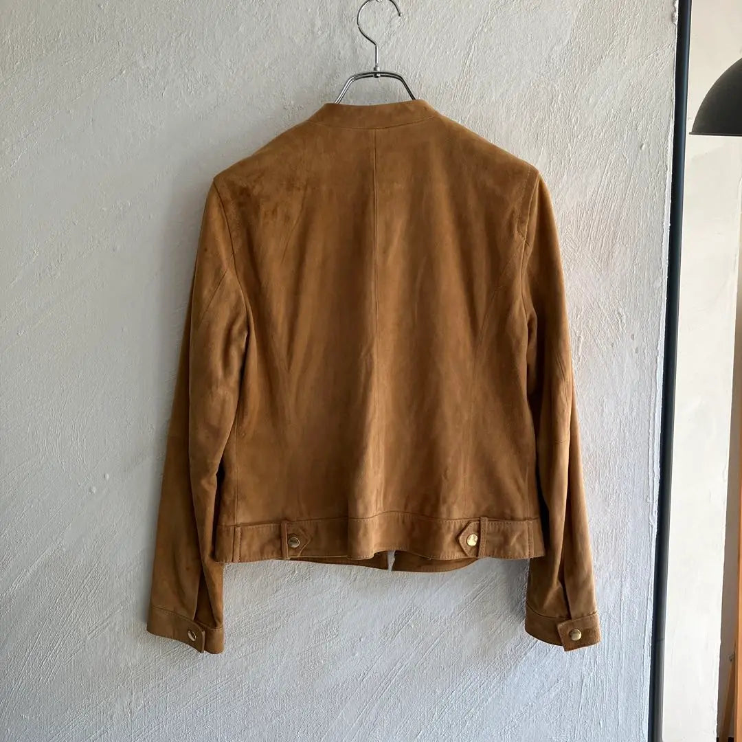 Brooks Brothers Suede Single Rider's Jacket