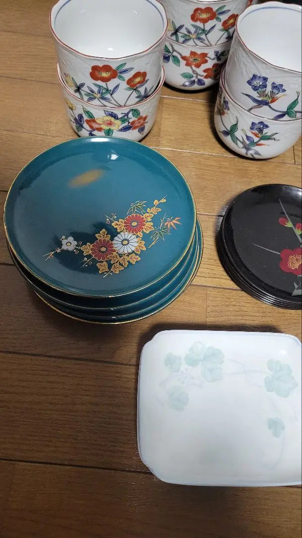 Vajilla, platos, juegos, venta al por mayor, vintage, retro, vajilla japonesa