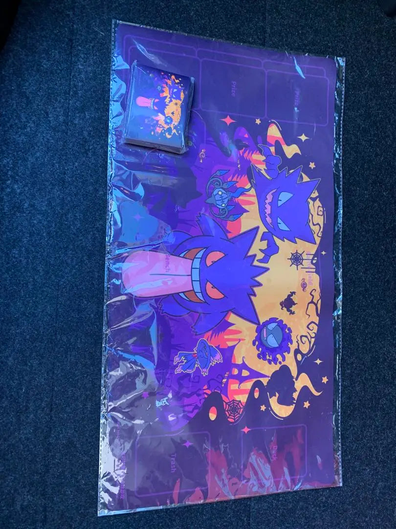 Pokemon Card Asia China Limited Halloween Gengar Playmat Manga | ポケモンカード アジア 中国限定 ハロウィン ゲンガー プレイマット スリーブ