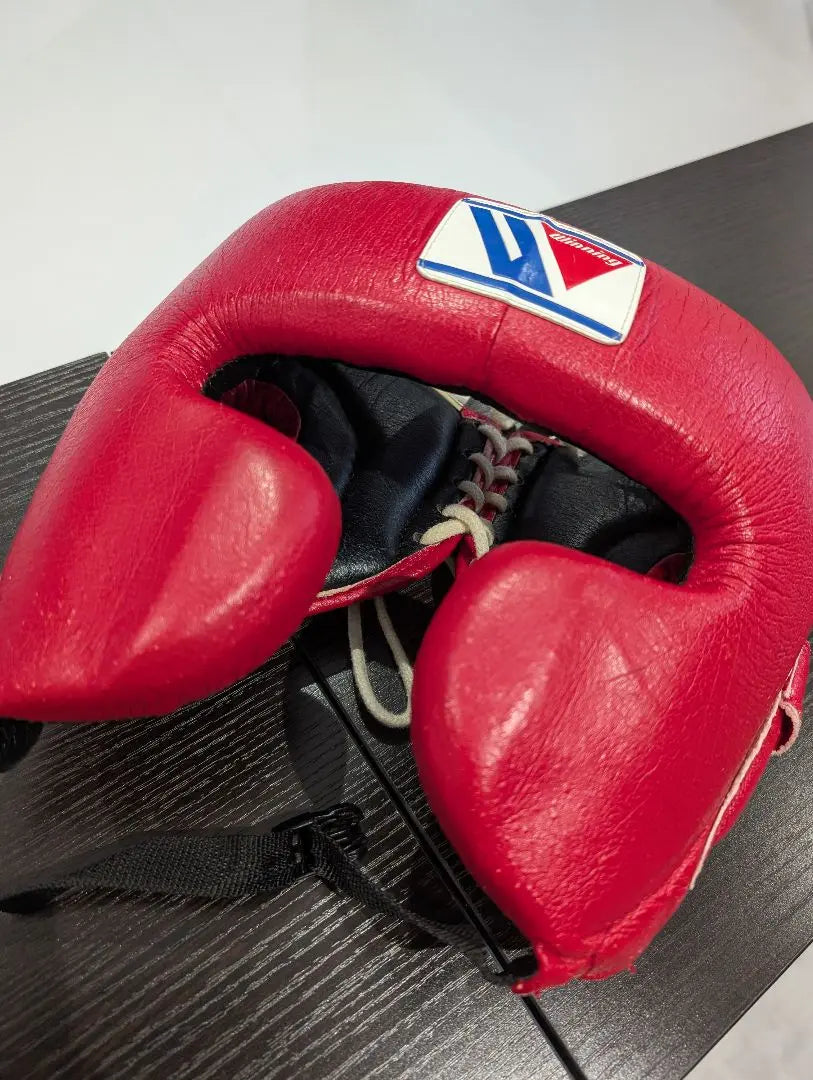 Winning Boxing Headgear Red L size | Winning　ボクシングヘッドギア　赤　Lサイズ