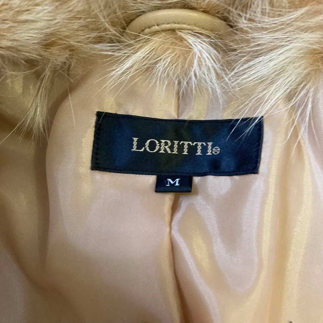 Luxury ✨ Blue Fox Leather Jacket Real Fur Fur Beige