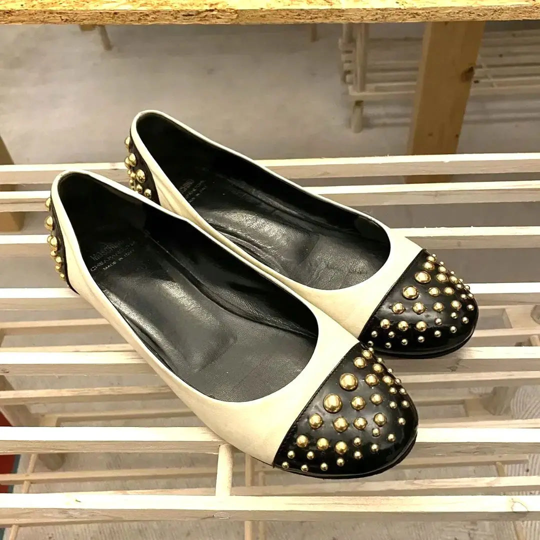 ♯ 368 Rare Moschino Cheapandchic Pumps Studs