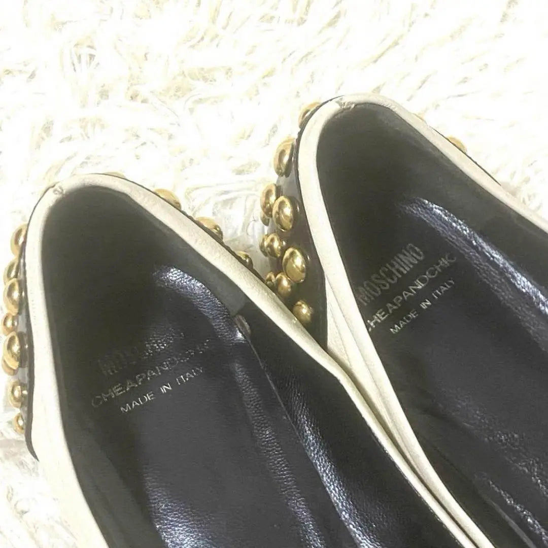 ♯ 368 Rare Moschino Cheapandchic Pumps Studs