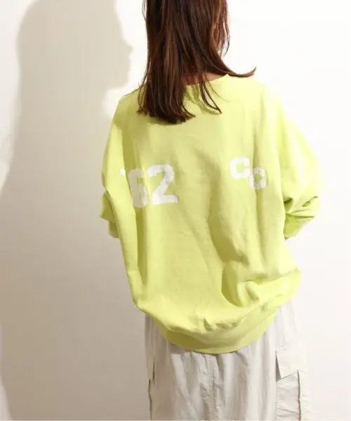 HOLIDAYS COMFORT VINTAGE Kakou Logo Sweatshirt Lime