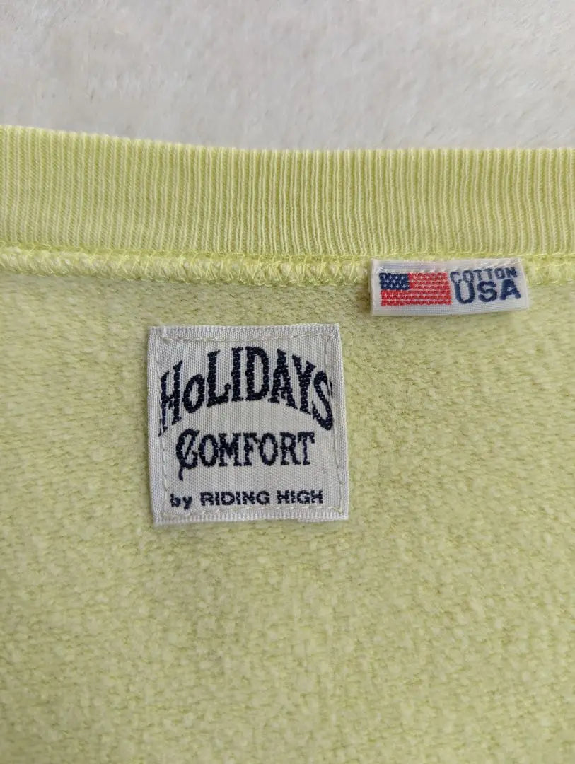 HOLIDAYS COMFORT VINTAGE Kakou Logo Sweatshirt Lime