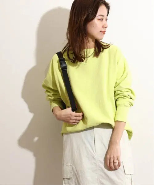 HOLIDAYS COMFORT VINTAGE Kakou Logo Sweatshirt Lime