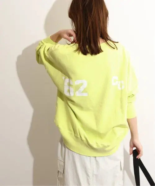 HOLIDAYS COMFORT VINTAGE Kakou Logo Sweatshirt Lime