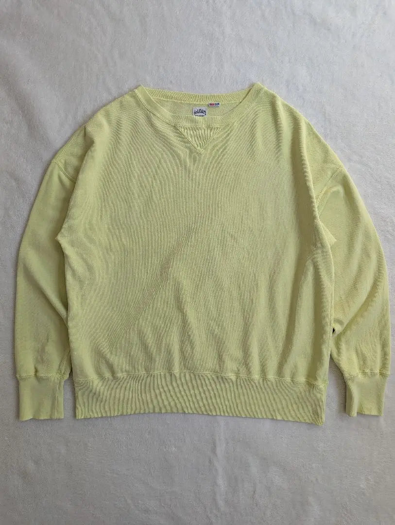 HOLIDAYS COMFORT VINTAGE Kakou Logo Sweatshirt Lime