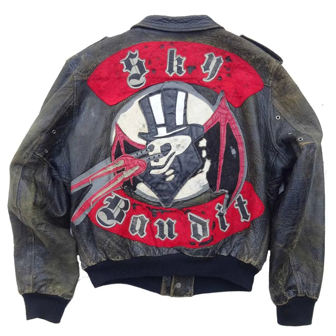 80's Larocca Flying Jacket M SKY BANDIT