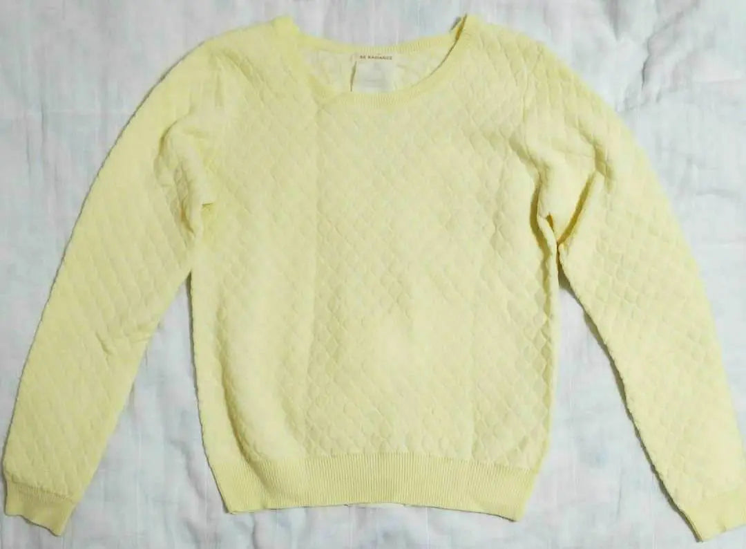 BE RADIANCE Back ribbon waffle knit