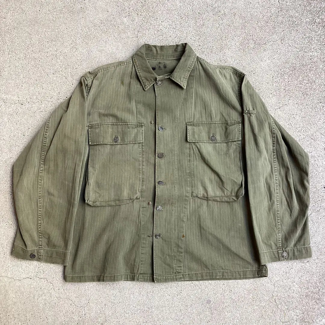 40s USArmy M-43 Herringbone JKT 13 Star XL equivalente | 40s USARMY M-43 ヘリンボーンJKT 13スター XL相当