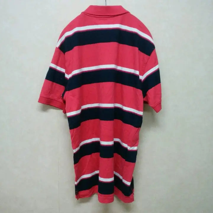 ★ ☆ NAUTICA polo shirt border IMSN34 ☆ ★