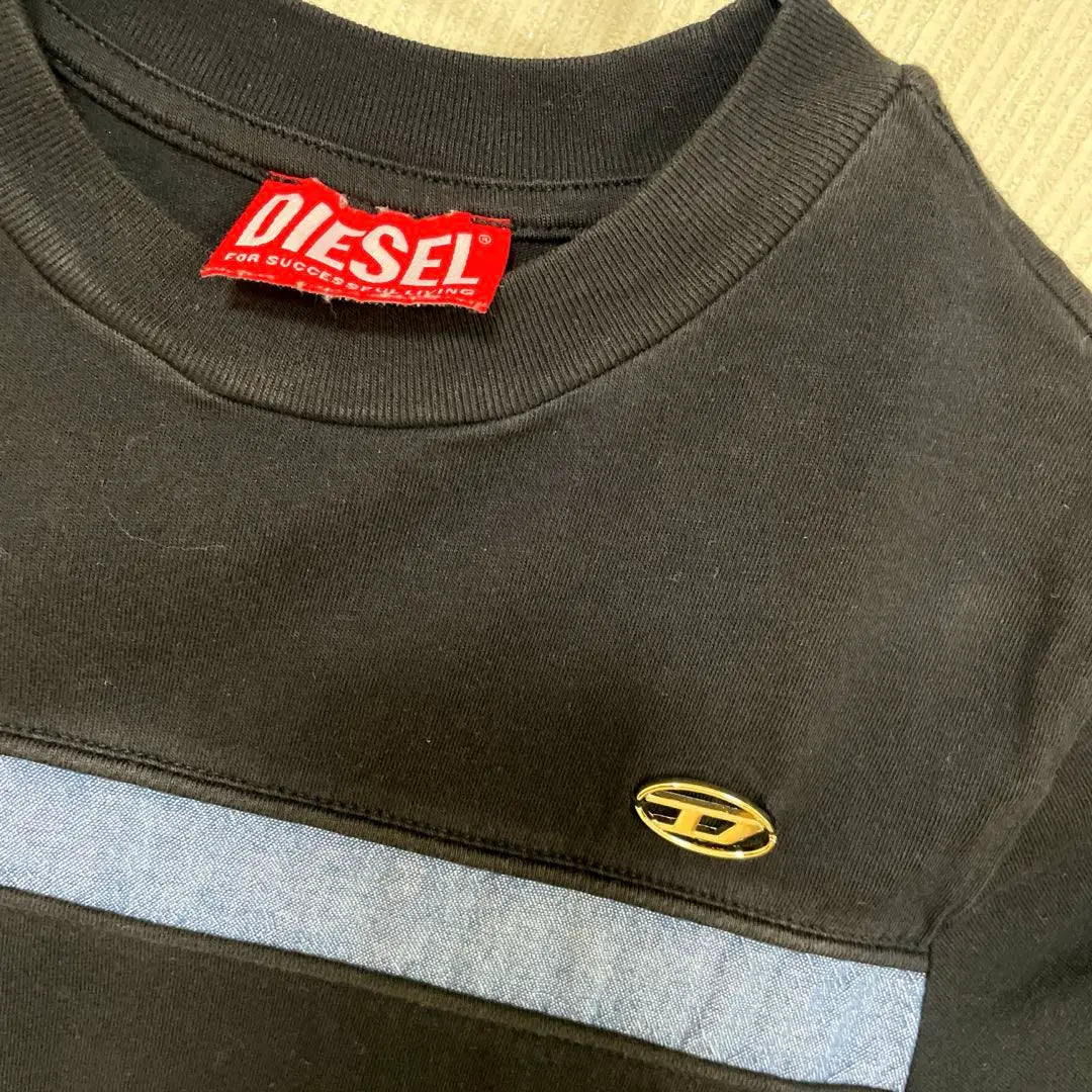 DIESEL Black T-shirt 4Y 110cm