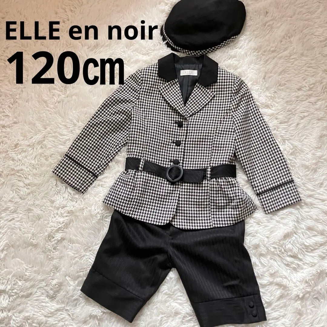 Er Annoir Houndstooth Suit Beret 120cm Fall/Winter Set-up Pants