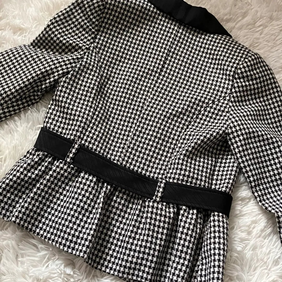 Er Annoir Houndstooth Suit Beret 120cm Fall/Winter Set-up Pants