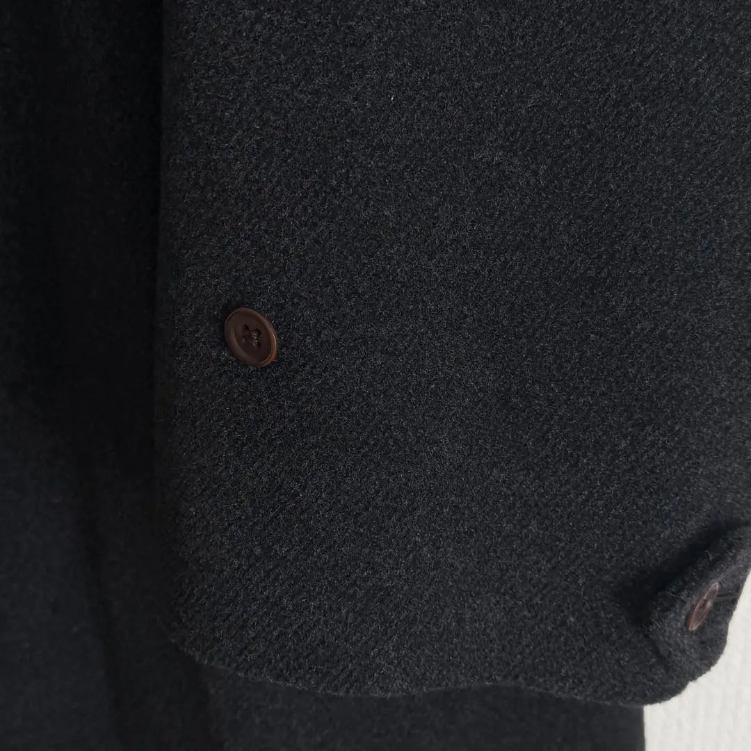 [Single sleeve] Burberrys Balmacaan coat, gray, notation M