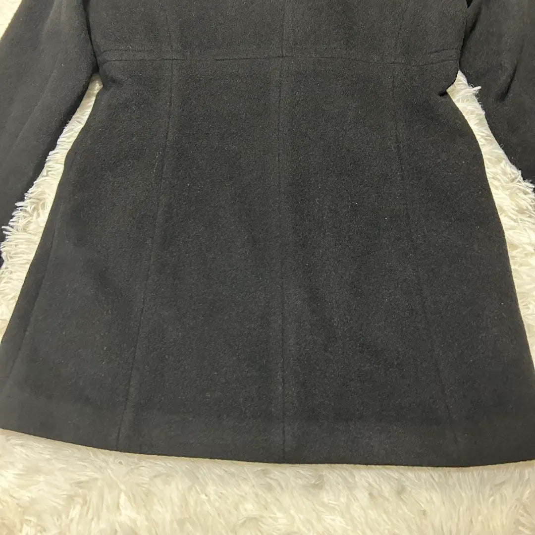 ✨Good condition✨Alpaca & Angora✨Burberry Black P-coat M 38