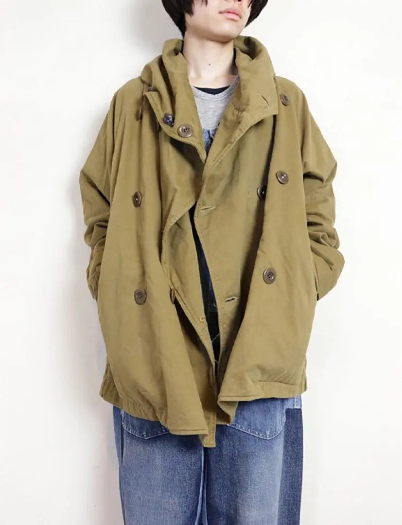 [Sold out item] KAPITAL Katsuragi brushed TRI-P coat Gold Size 1