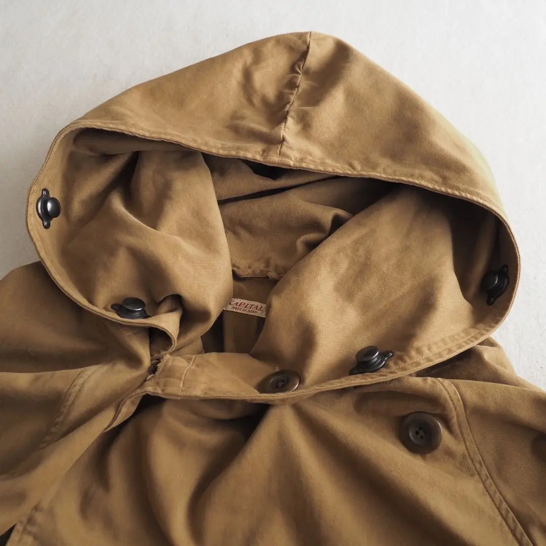 [Sold out item] KAPITAL Katsuragi brushed TRI-P coat Gold Size 1