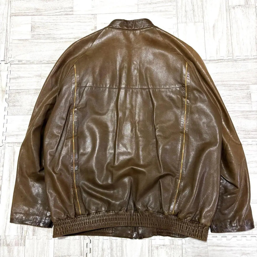 ZILLI leather jacket with a regular price of over 1 million yen, equivalent to Wool lining L