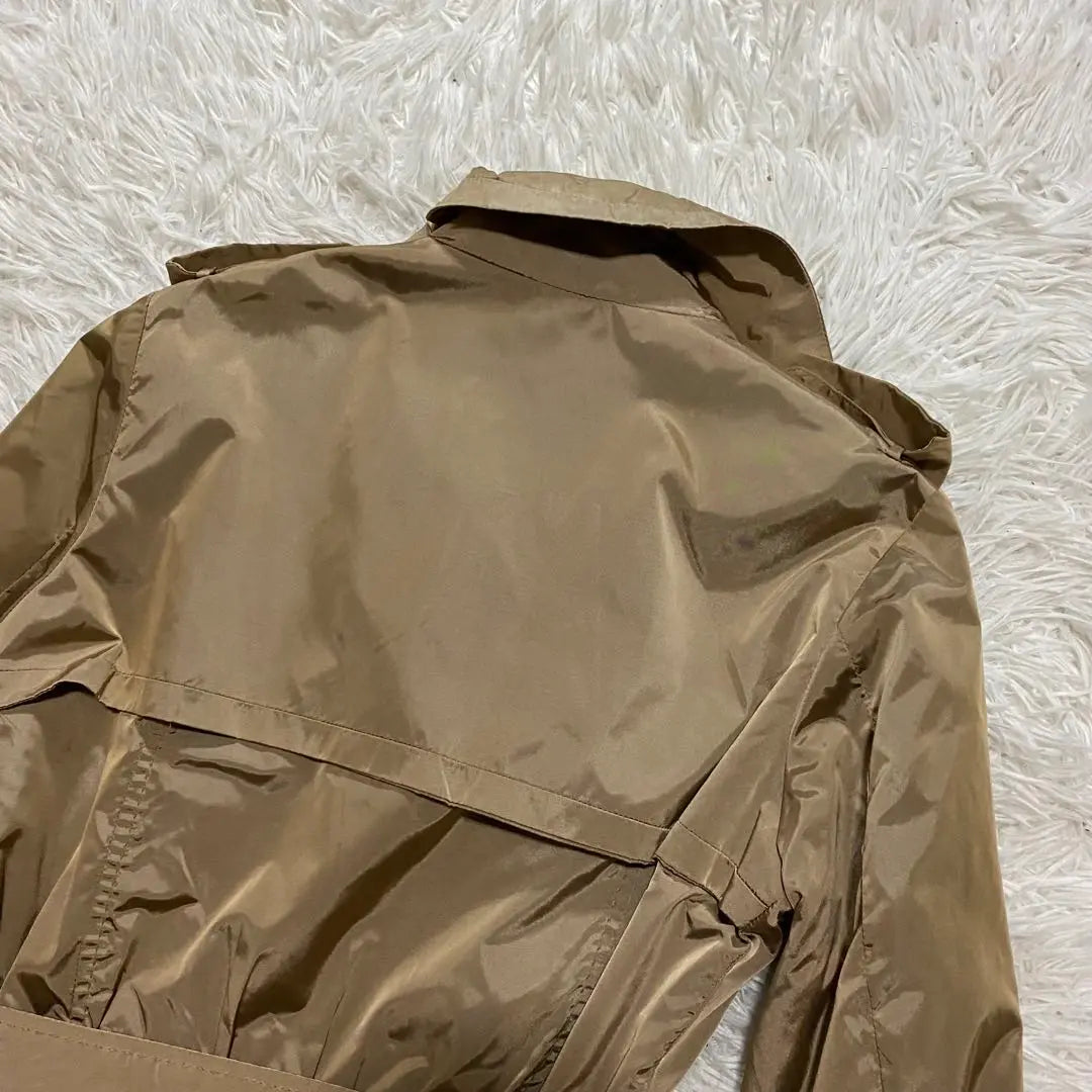 Moncler Trench Coat Nylon Beige Belt XS LEMENEZ | モンクレール　トレンチコート　ナイロン　ベージュ　ベルト XS LEMENEZ