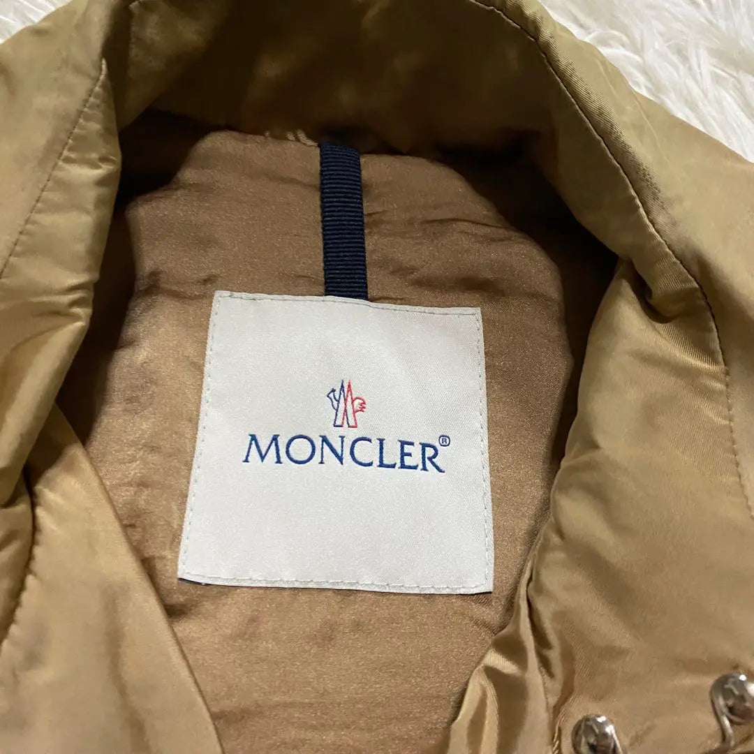 Moncler Trench Coat Nylon Beige Belt XS LEMENEZ | モンクレール　トレンチコート　ナイロン　ベージュ　ベルト XS LEMENEZ