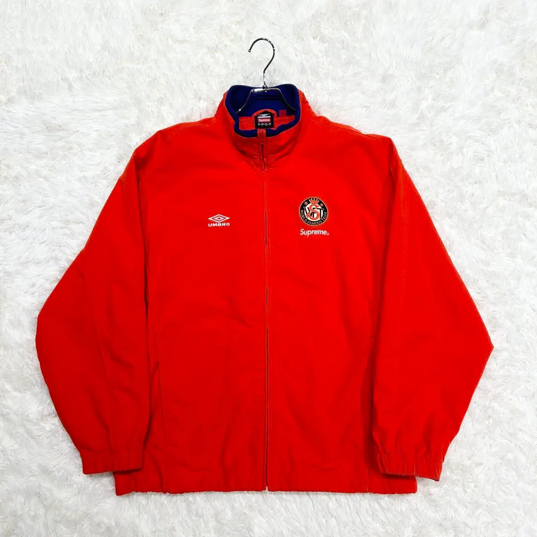 [Good condition] Supreme Umbro Track Jacket Jersey Red L