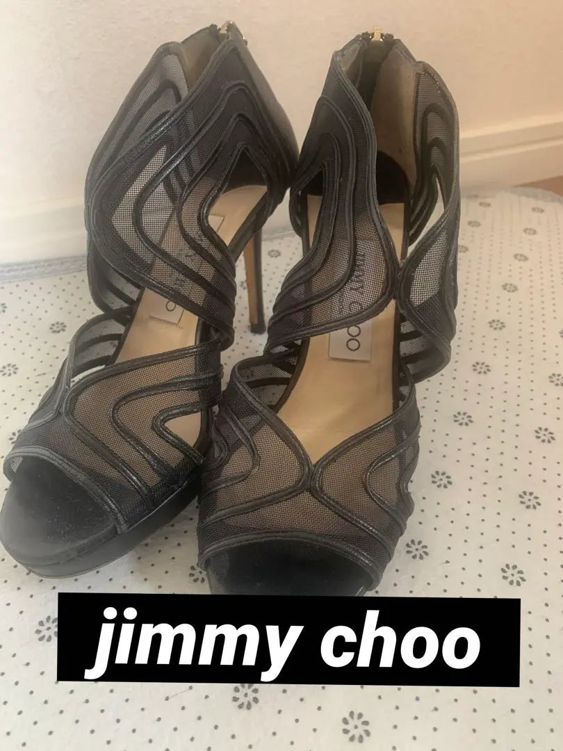 Jimmy Choo High Heels Dress Sandals 22.5cm