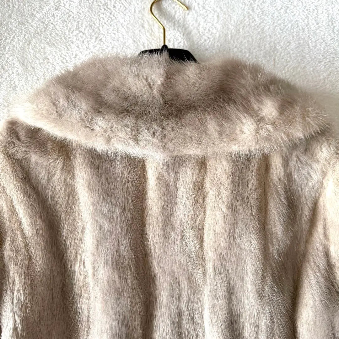 EMBA Natural Blue Mink Length 74cm MINK Fur Coat | EMBA エンバ　ナチュラルブルーミンク　着丈74cm MINK 毛皮コート