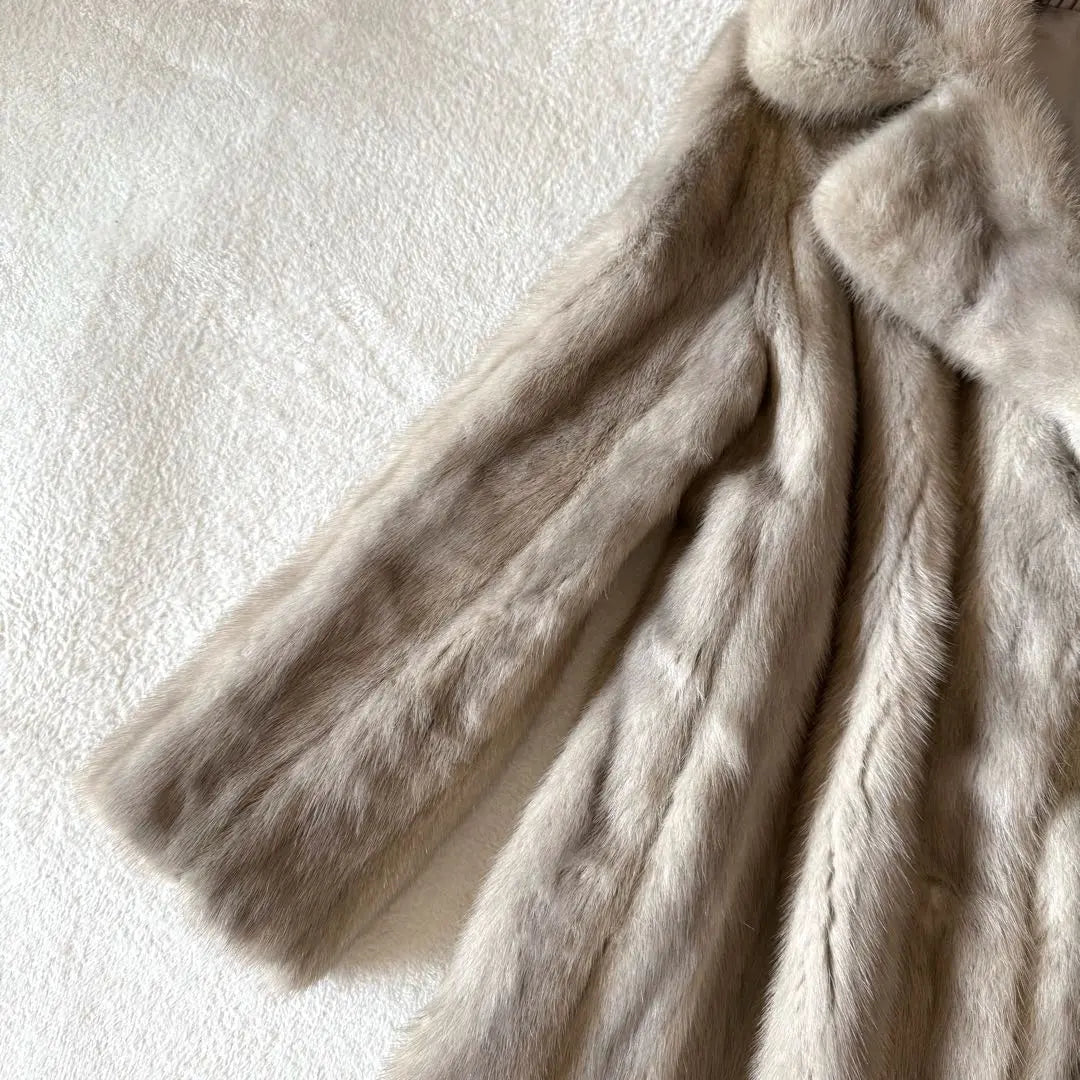 EMBA Natural Blue Mink Length 74cm MINK Fur Coat | EMBA エンバ　ナチュラルブルーミンク　着丈74cm MINK 毛皮コート