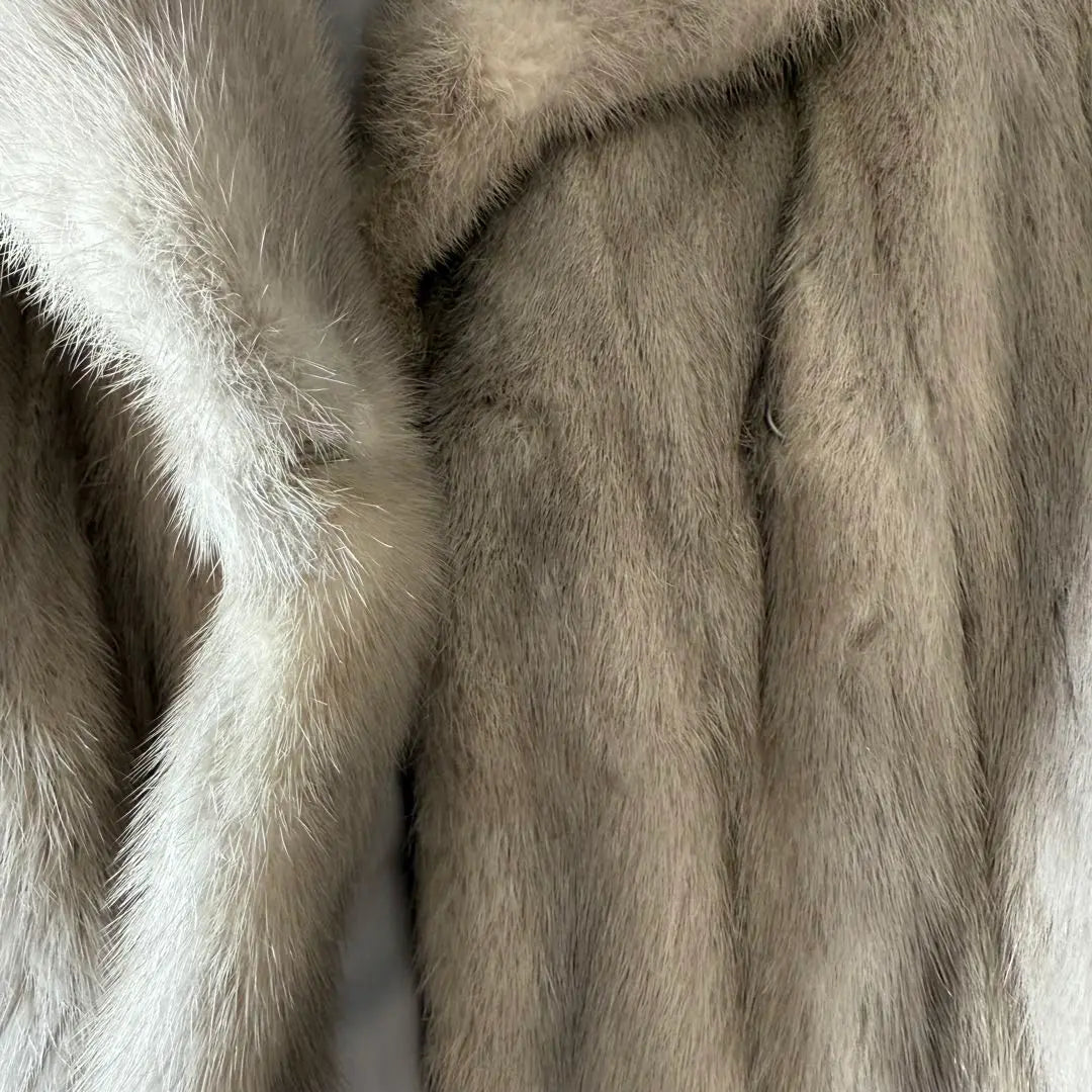 EMBA Natural Blue Mink Length 74cm MINK Fur Coat | EMBA エンバ　ナチュラルブルーミンク　着丈74cm MINK 毛皮コート