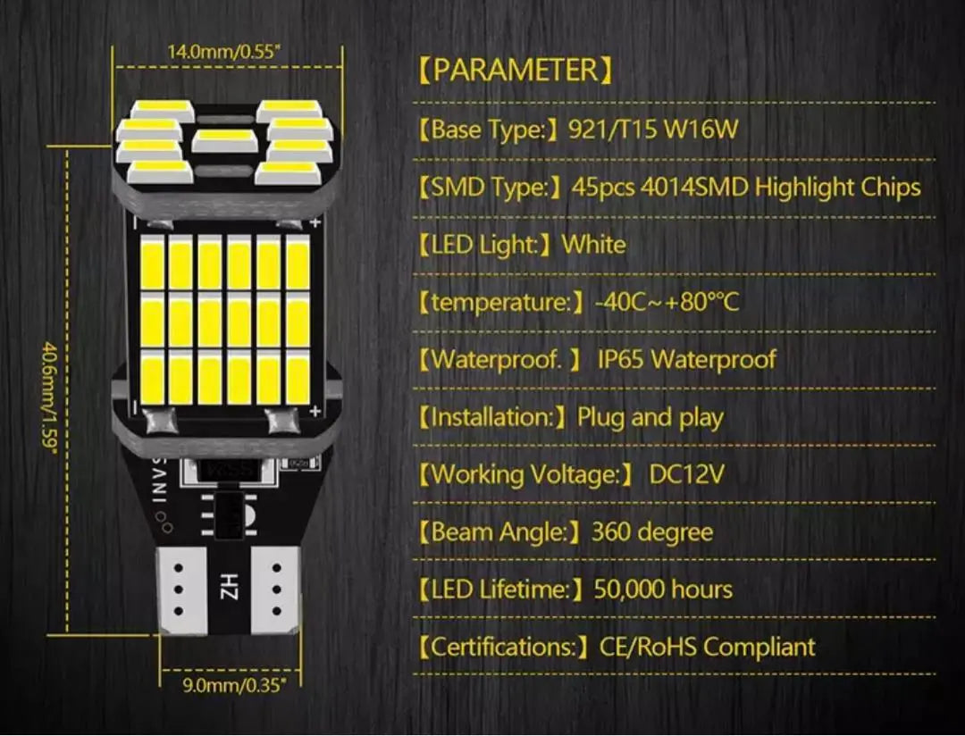 Explosive LED White Pair